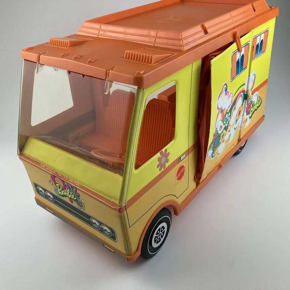 Vintage Mattel 1970 Barbie Country Camper /w Accessories & Original Box